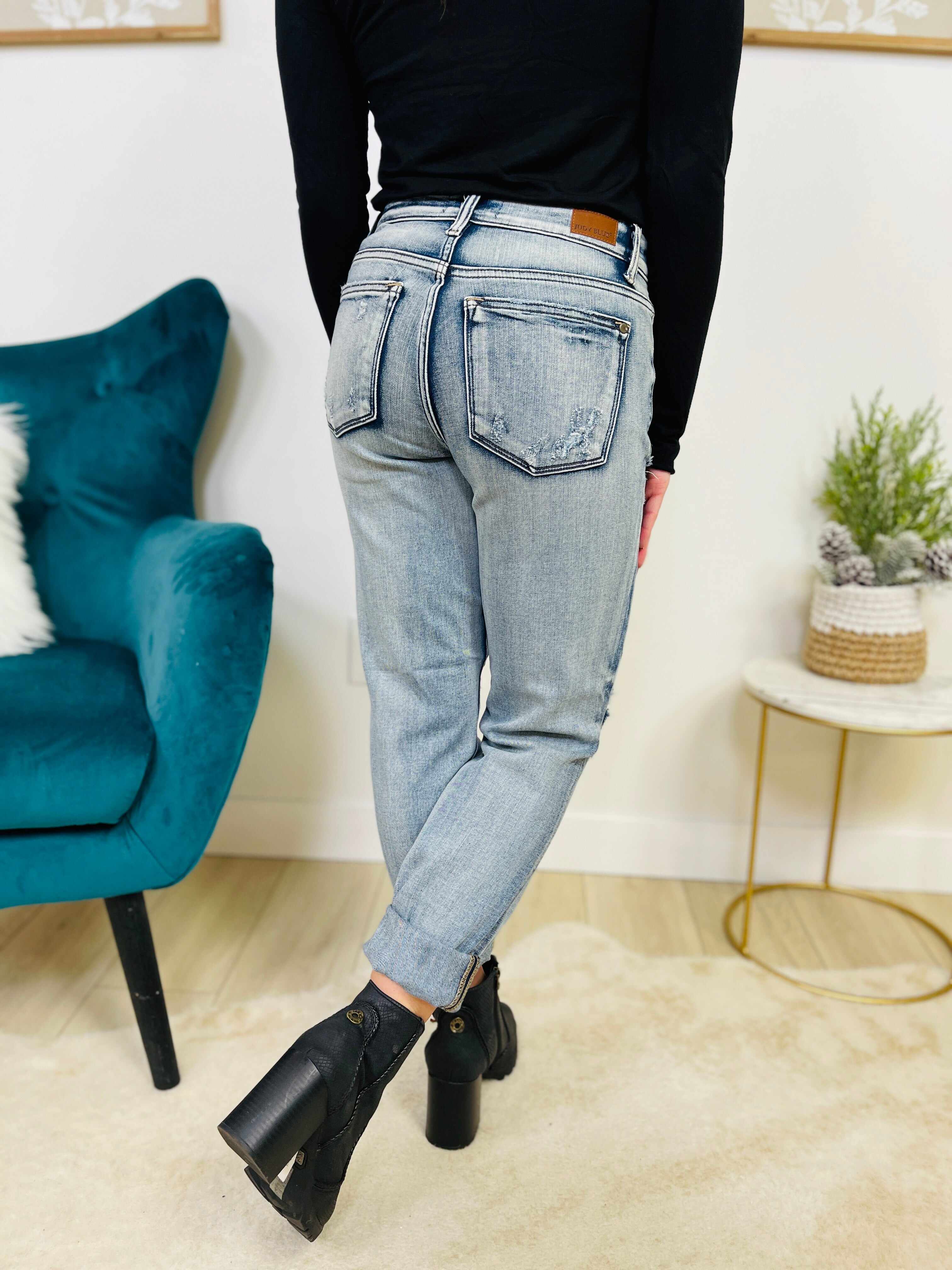 PLUS/REG Long Lost Boyfriend Long Inseam Jeans