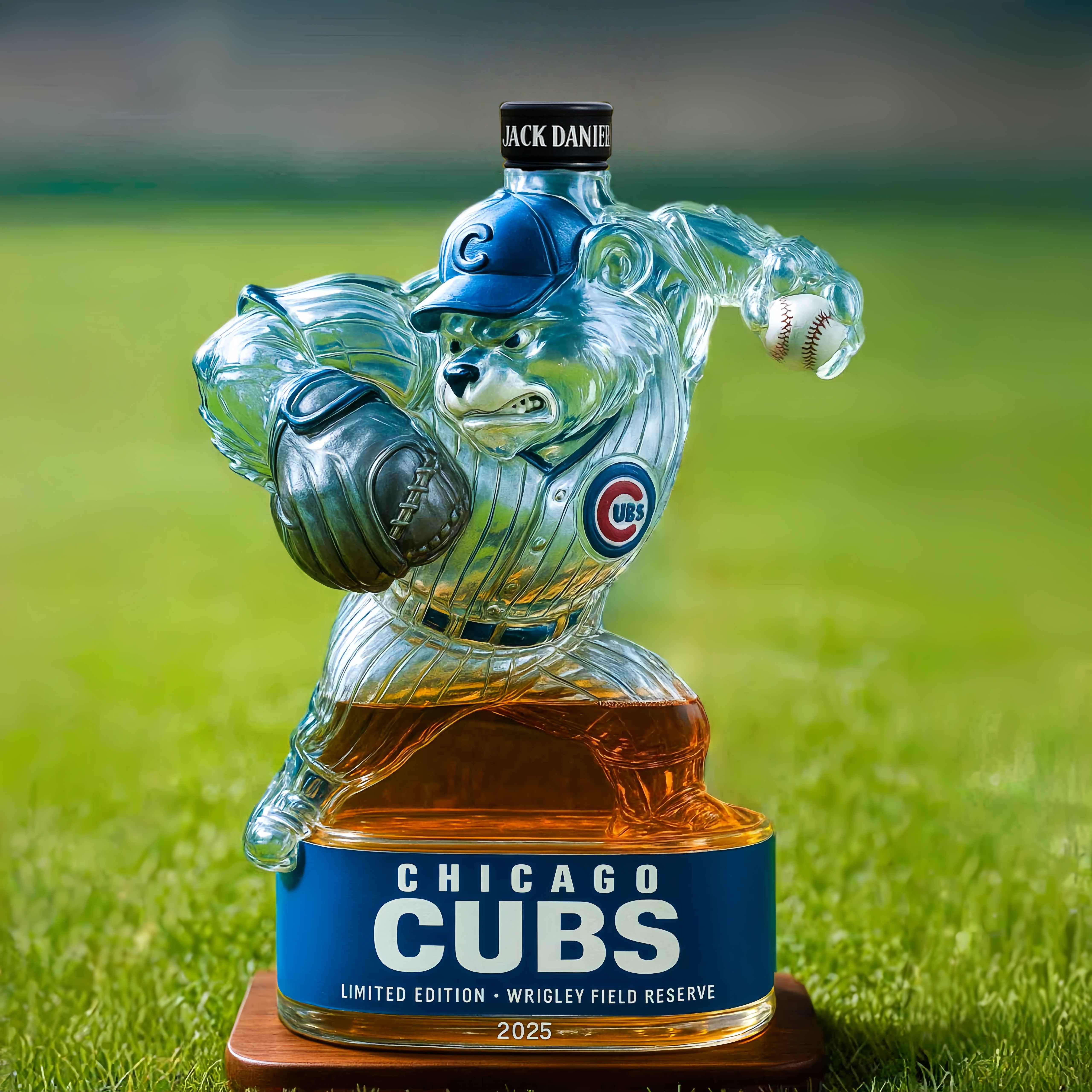 Chicago Cubs 2025 Whiskey Bottle