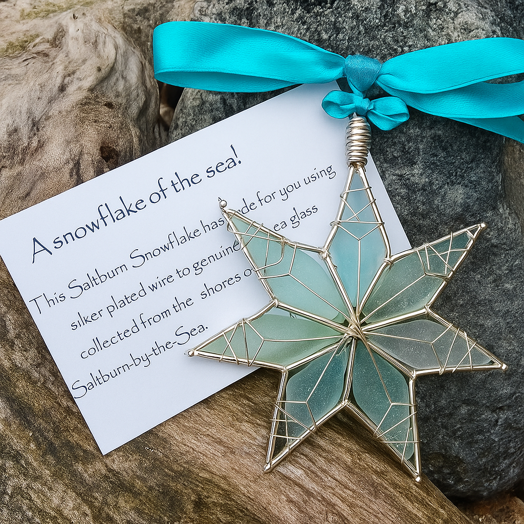 Handmade Sea Glass Ornaments