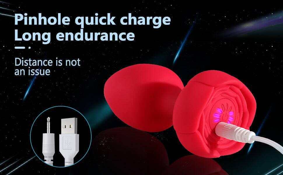 Rose-Shaped Anal Plug