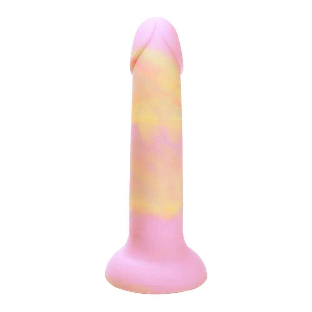 Realistic Liquid Silicone Dildo – Pink G-Spot and Anal Masturbator with Suction Cup