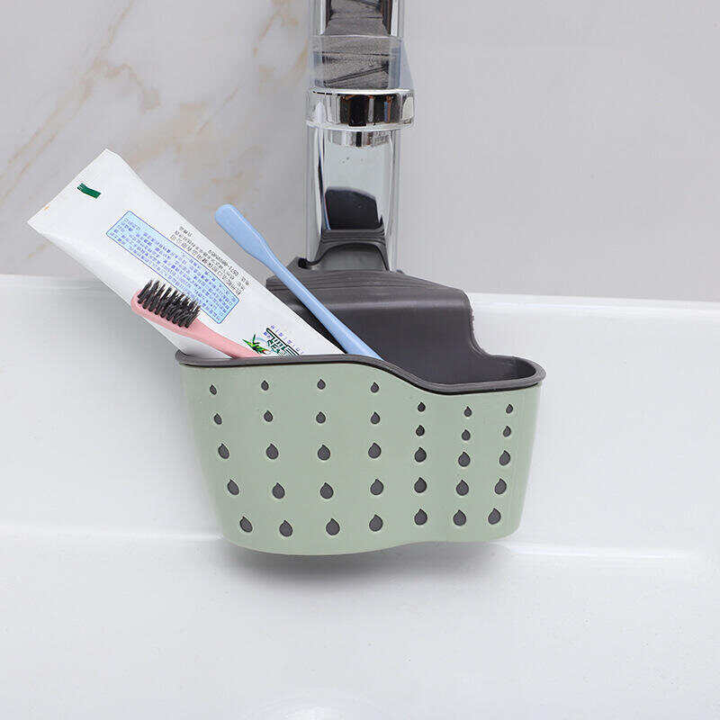 1pc Kitchen Sink Hanging Bag - Organize Your Drain, Faucet, and Dish Cloths with this Convenient Storage Solution