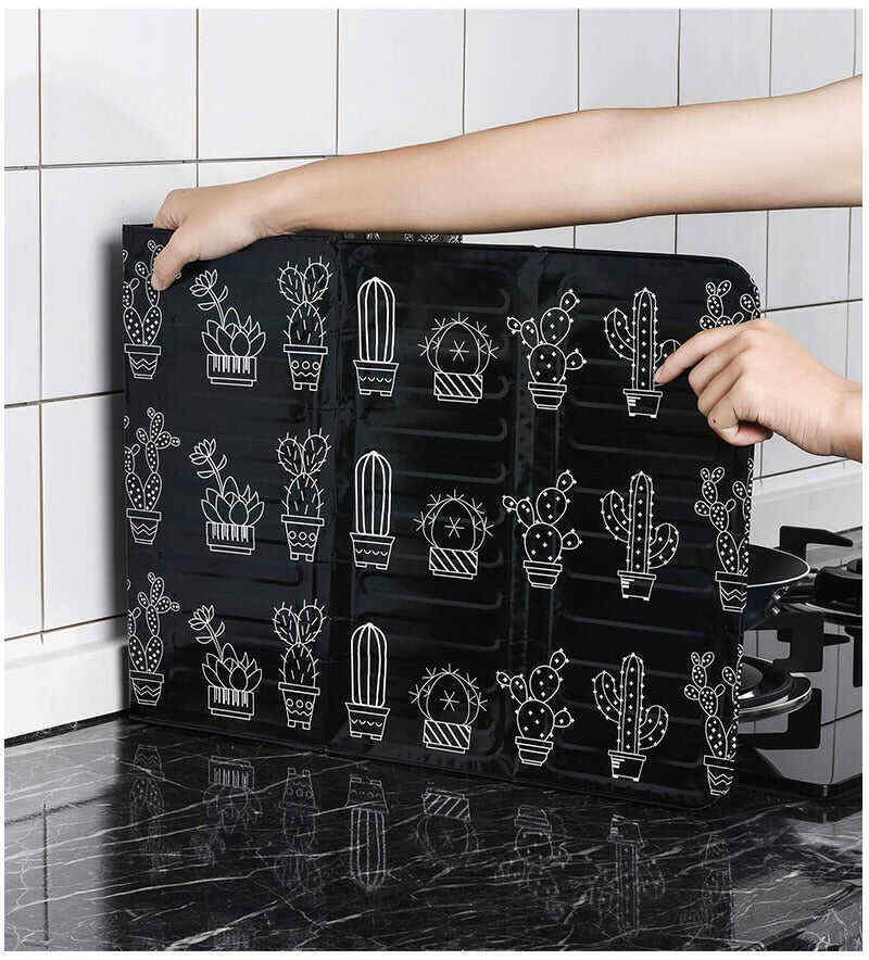 Aluminum Foldable Kitchen Gas Stove Baffle Plate