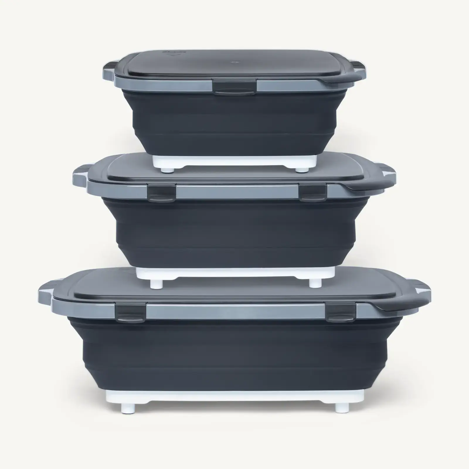 3pc Collapsible BBQ Prep Tub Set