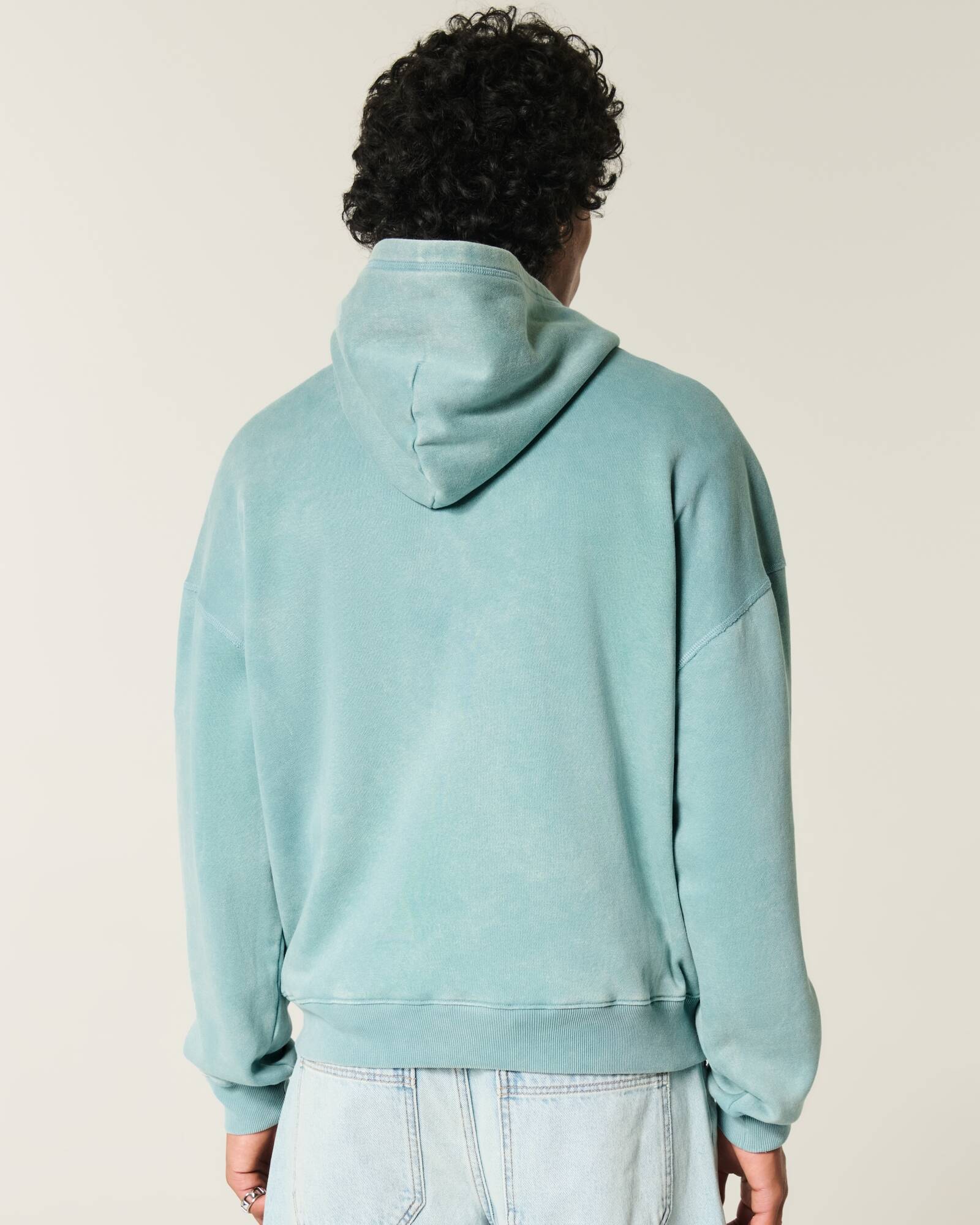 Leopard Print Baggy Cinch Hoodie