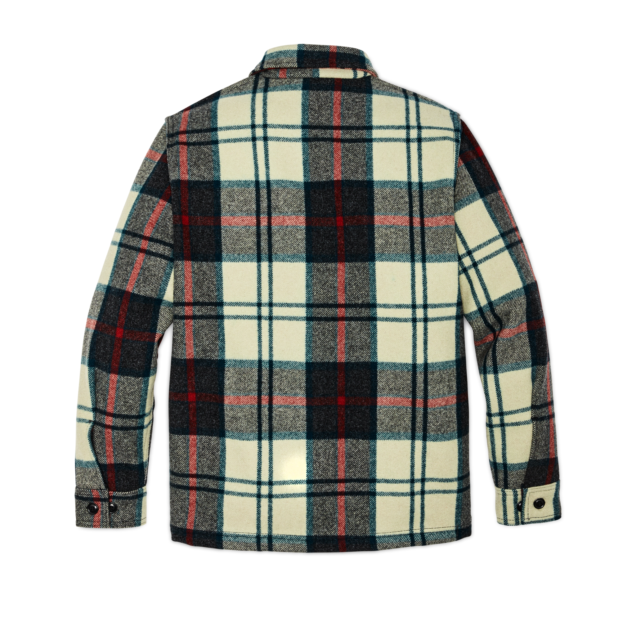 Mackinaw Wool Jac-shirt - Cream / Multi Plaid