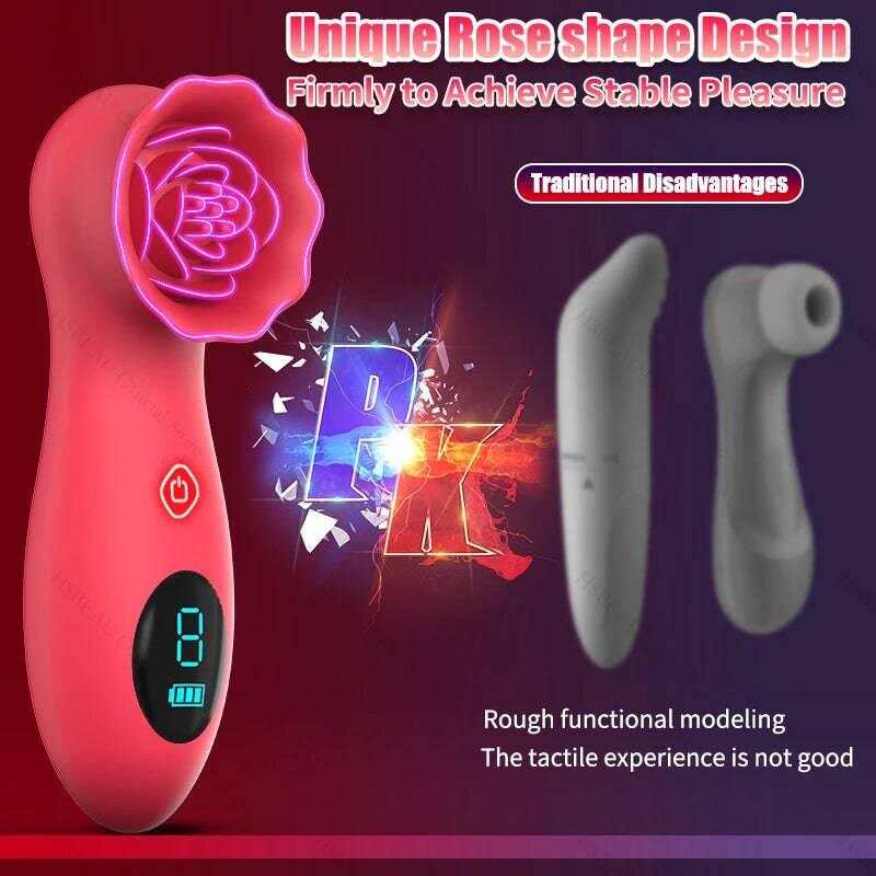 PASSION PULSE Clitoral Vibrator – Vacuum Sucking & Licking Tongue Toy