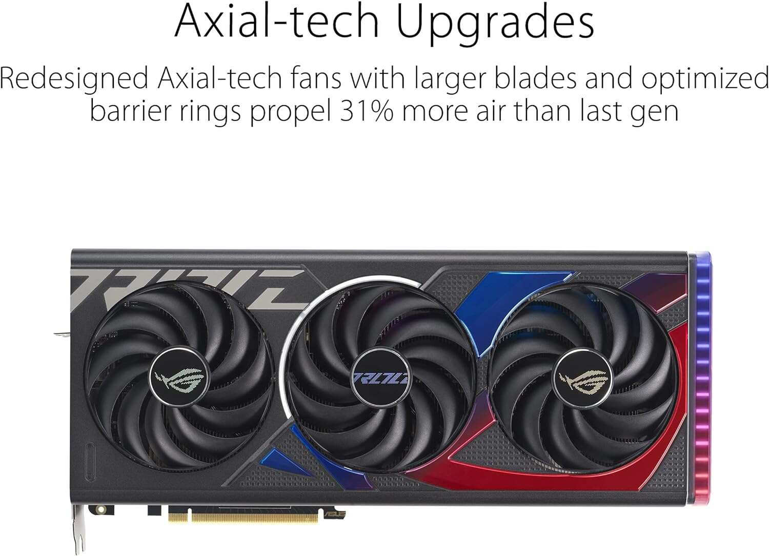 ASUS ROG Strix GeForce RTX™ 4070 OC Edition Gaming Graphics Card (PCIe 4.0, 12GB GDDR6X, DLSS 3, HDMI 2.1, DisplayPort 1.4a)