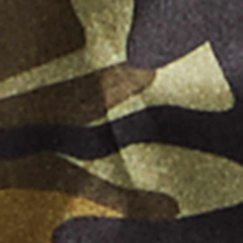 Plus Size Camo Satin Shirt