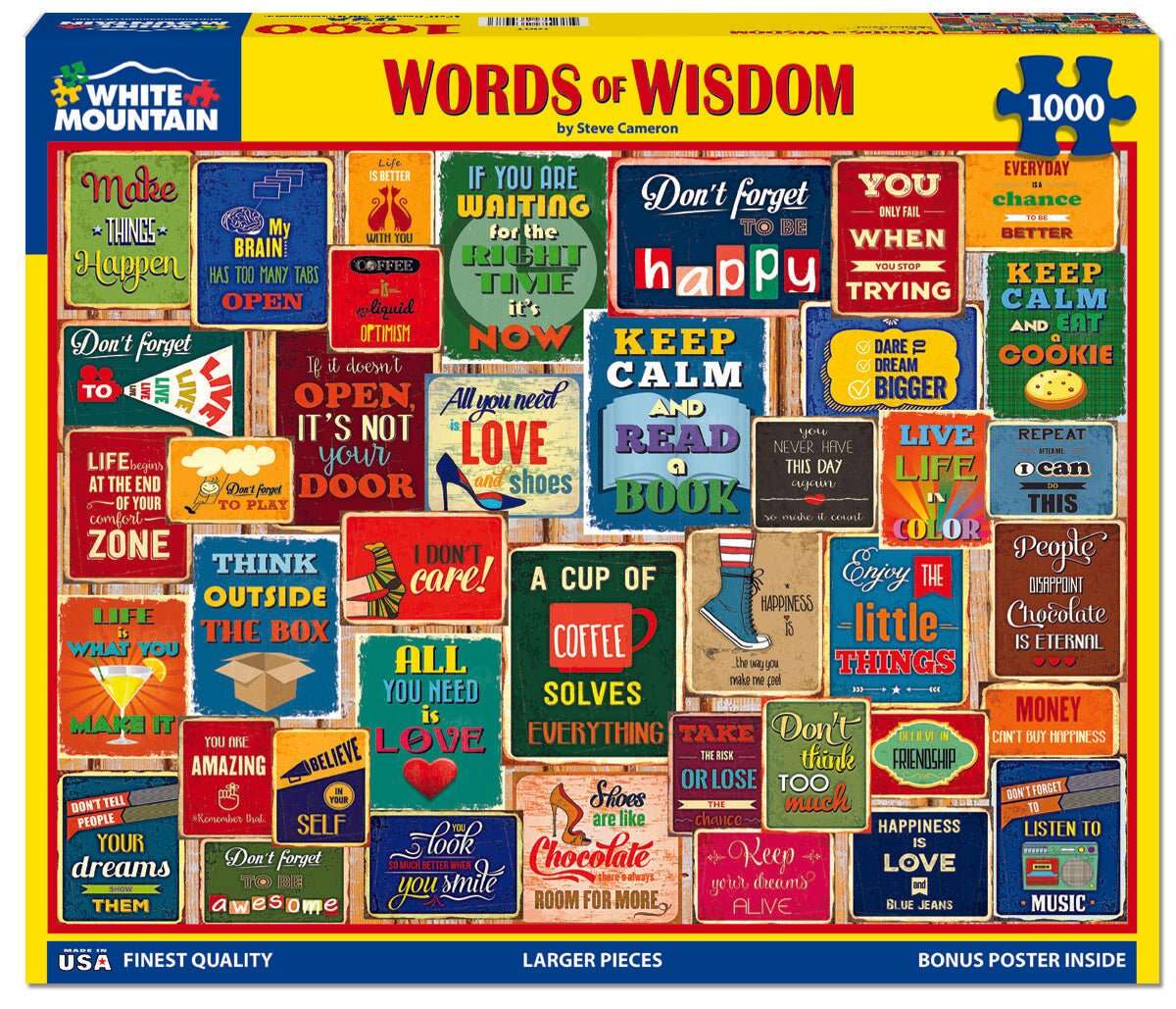 Words Of Wisdom (1607pz) - 1000 Pieces