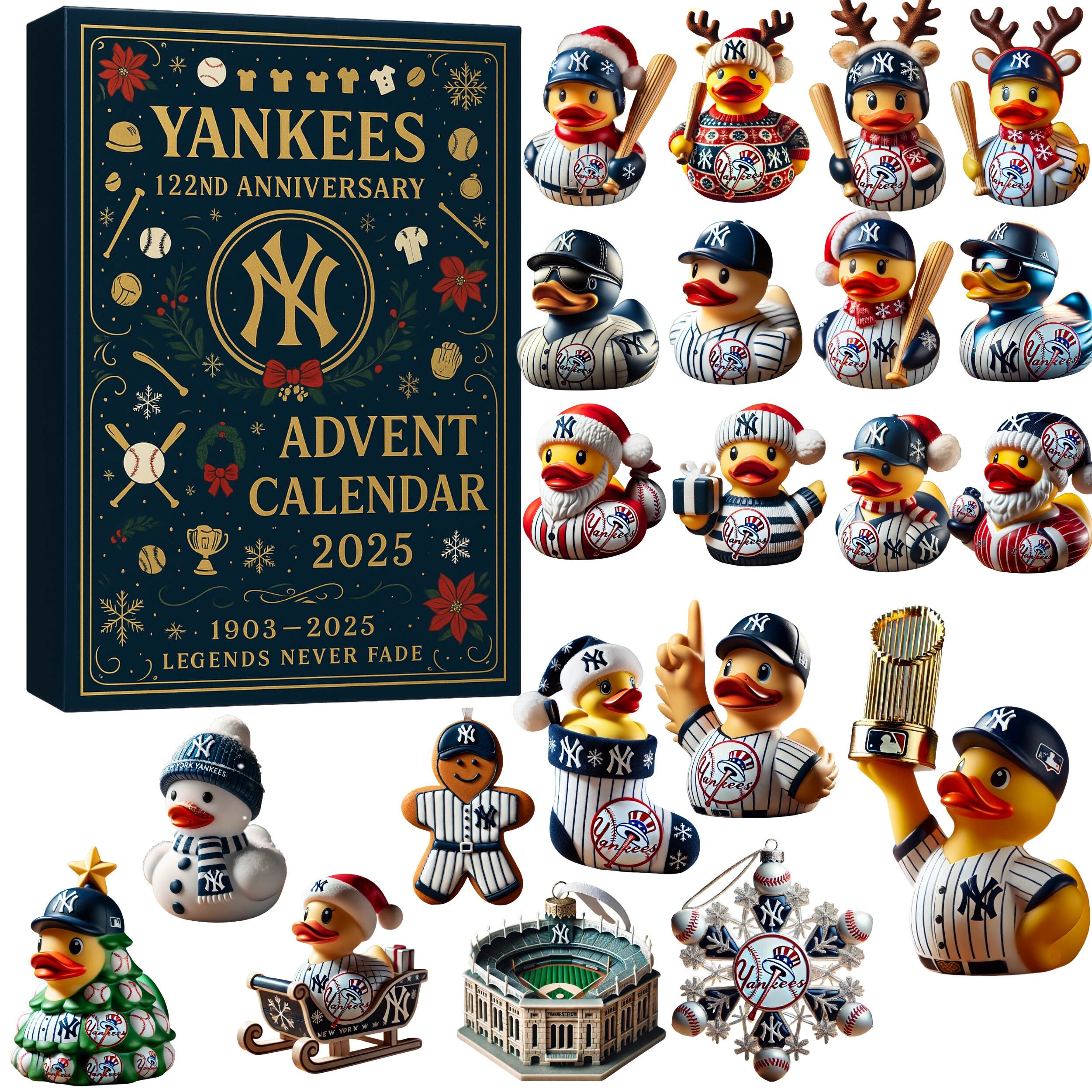 New York Yankees 122 Anniversary Advent Calendar