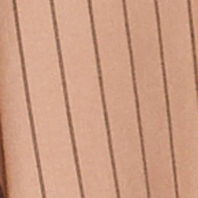 Trendy Pinstripe Detail Cropped Shirt with Flap Pocket
