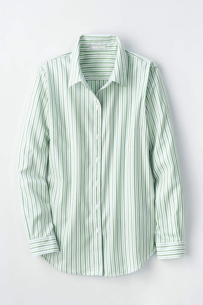 Candy Stripe No-Iron Long-Sleeve Shirt
