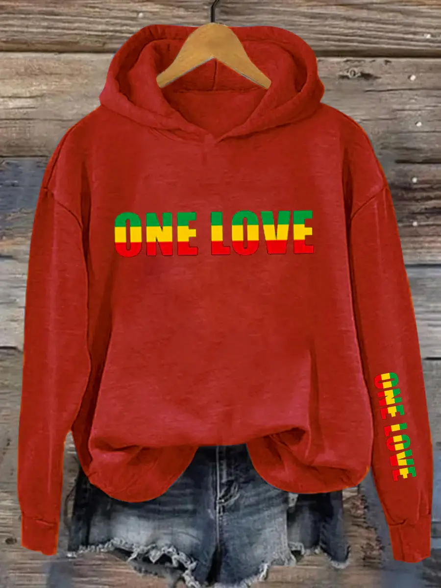 One Love Casual Hoodie Sweatshirt