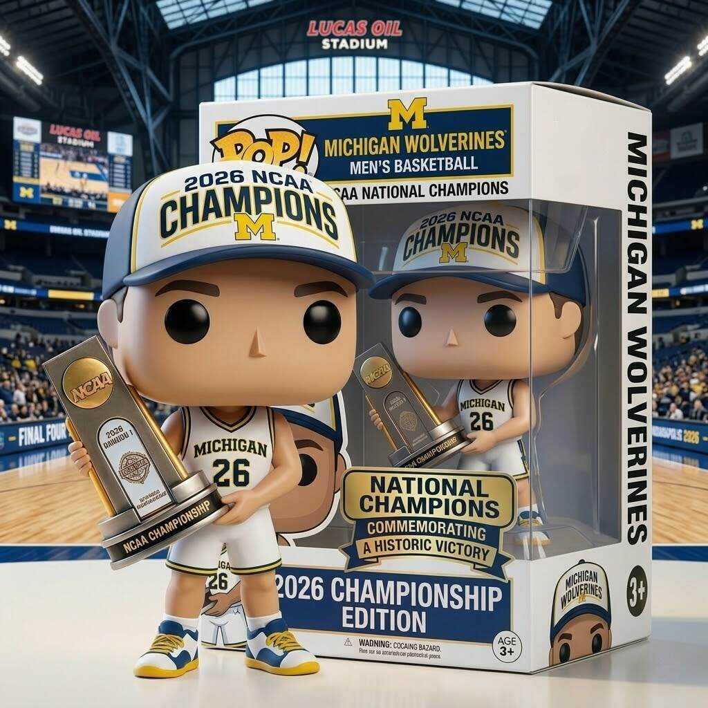 2026 Michigan Wolverines National Championship Commemorative Pop！