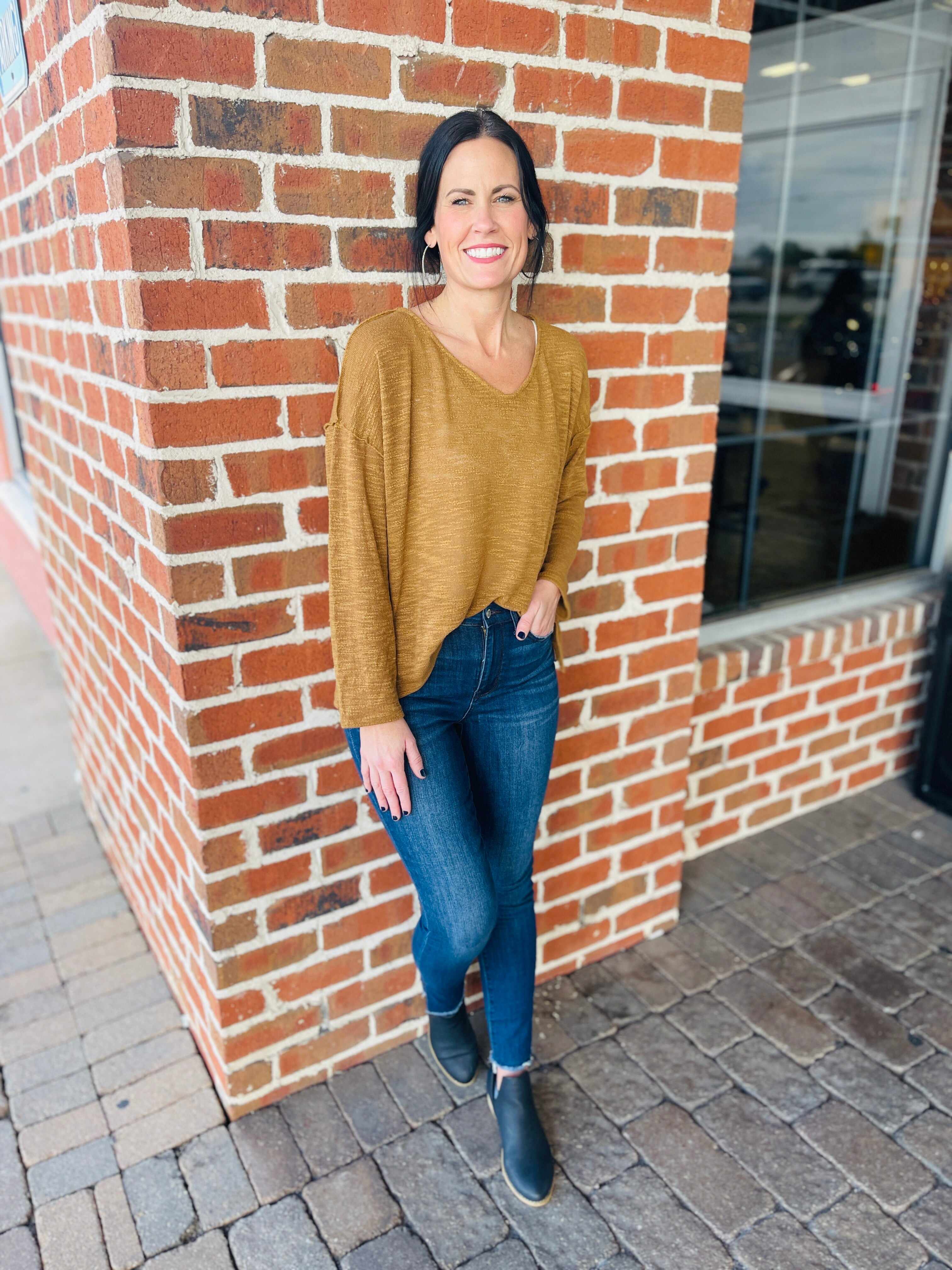 Plus/Reg Always On Your Side Slit Skinny Jeans