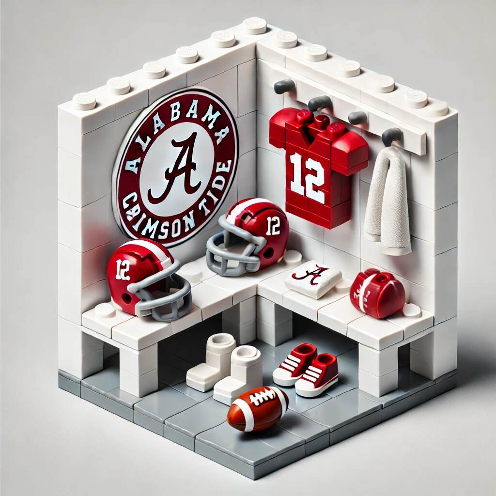 NCAA Team Locker Room Building Blocks