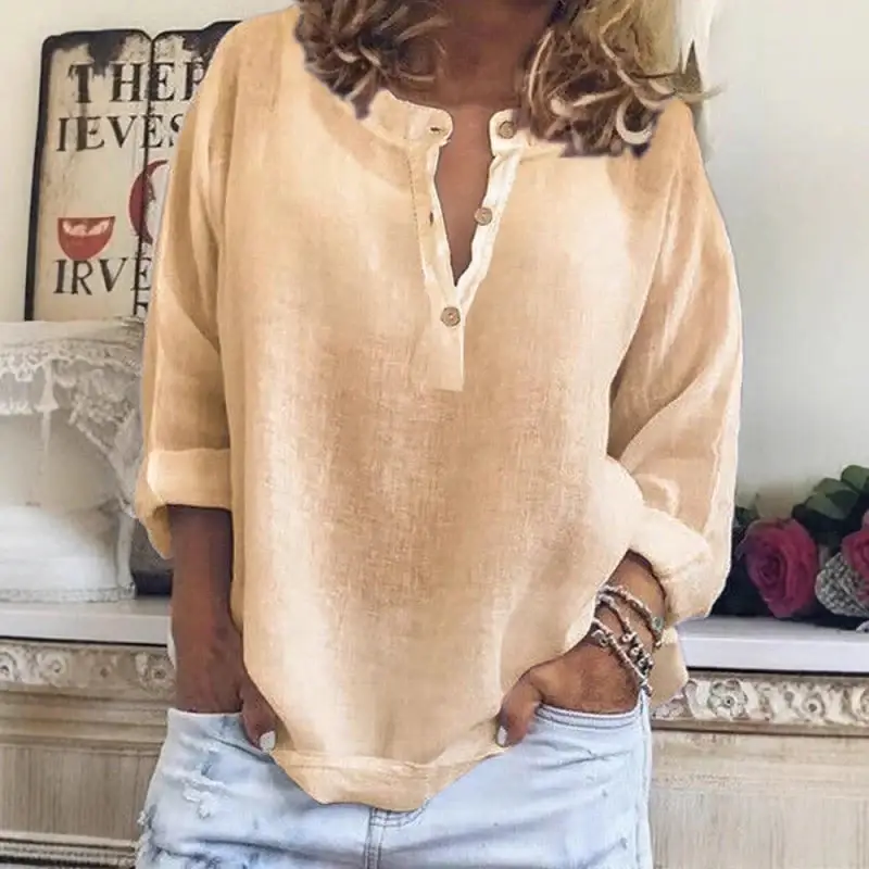 🔥Summer Arrivals🌟[S-2XL]🌿Women's Casual Breathable Long Sleeve Shirt