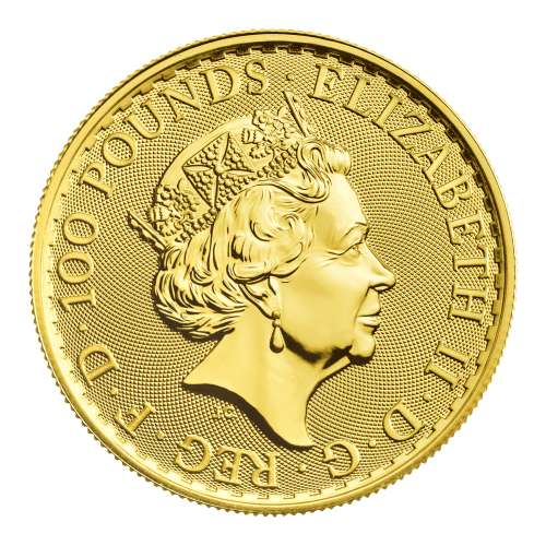 2023 1oz Gold Great Britain Britannia – Queen Elizabeth