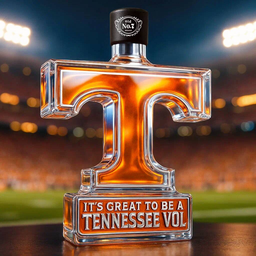 Tennessee Volunteers Whiskey Bottle