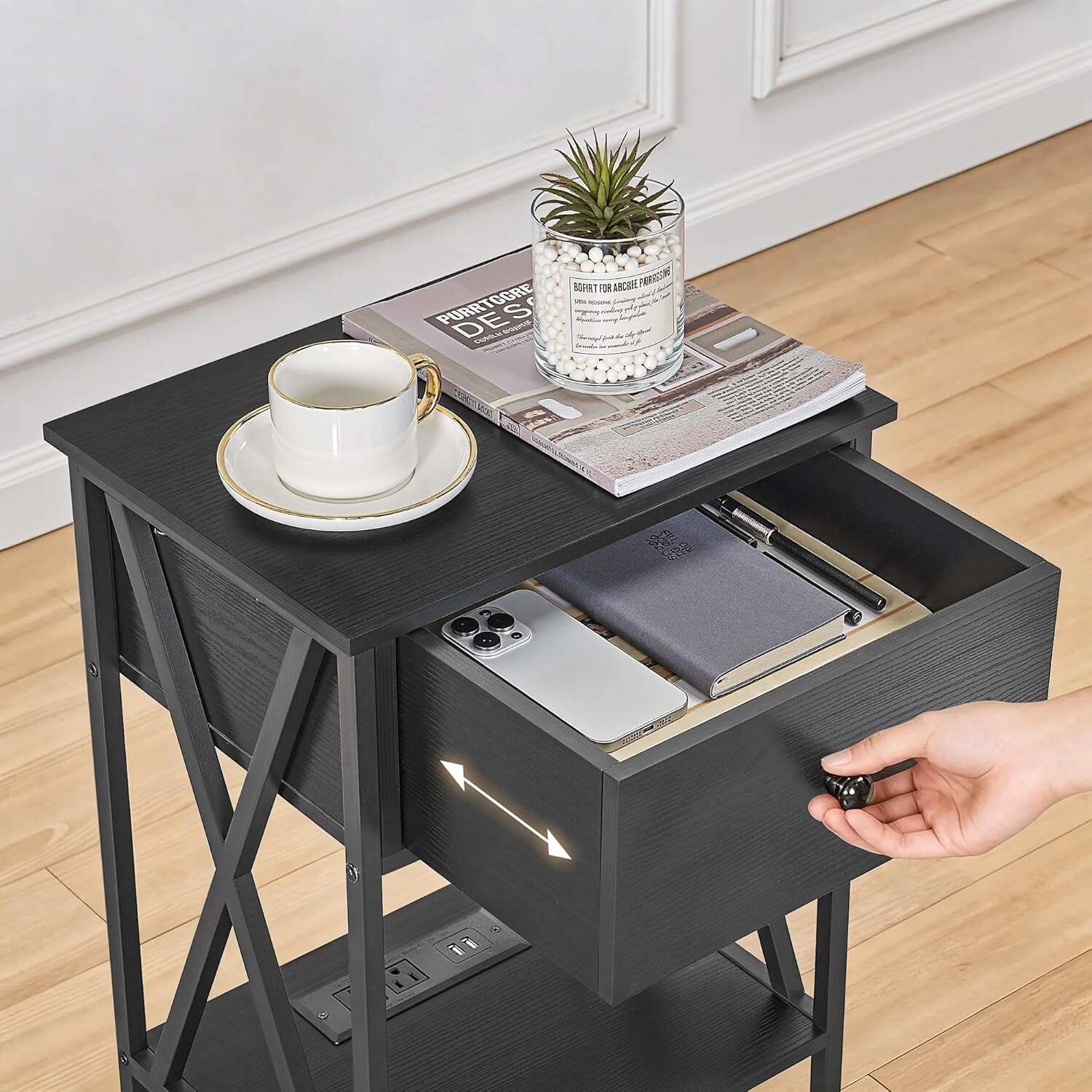 VECELO Nightstand Set of 2