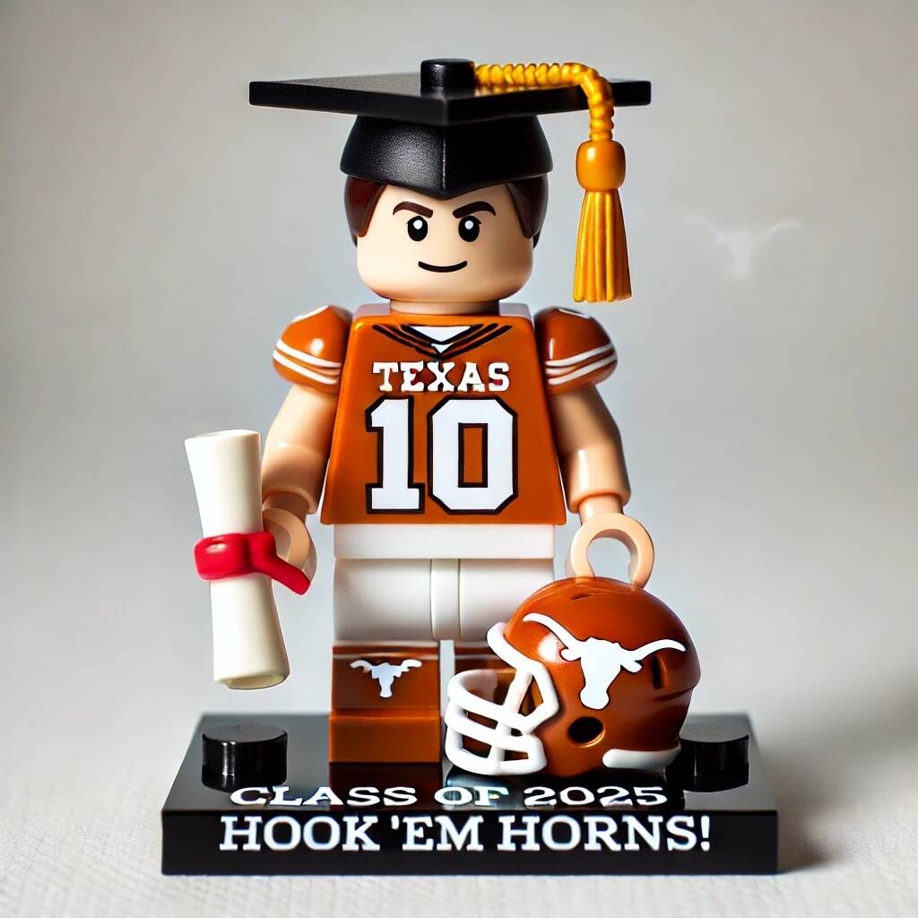 2025 College Football Graduation Minifigure Set