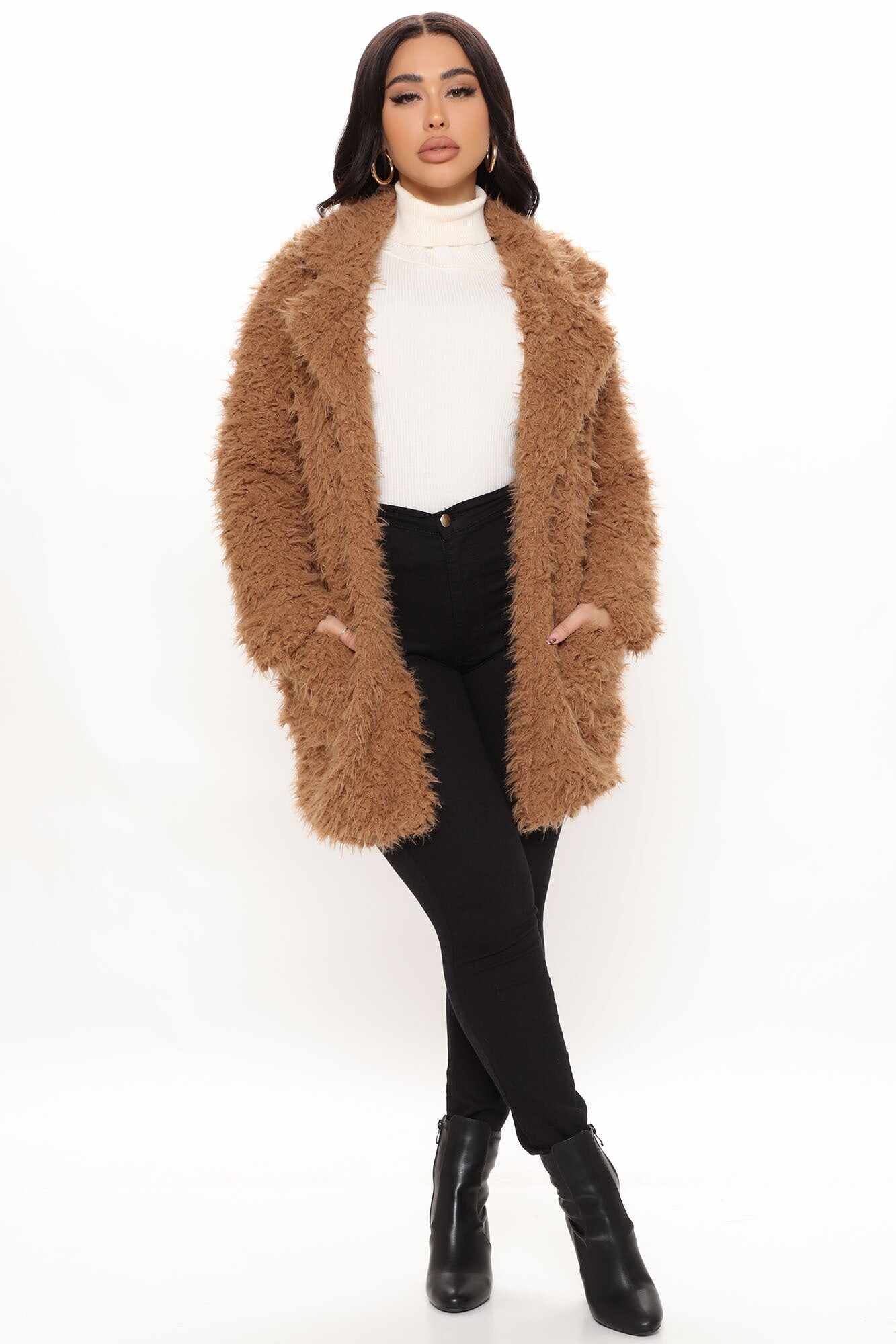 Sugar Daddy Teddy Jacket - Brown