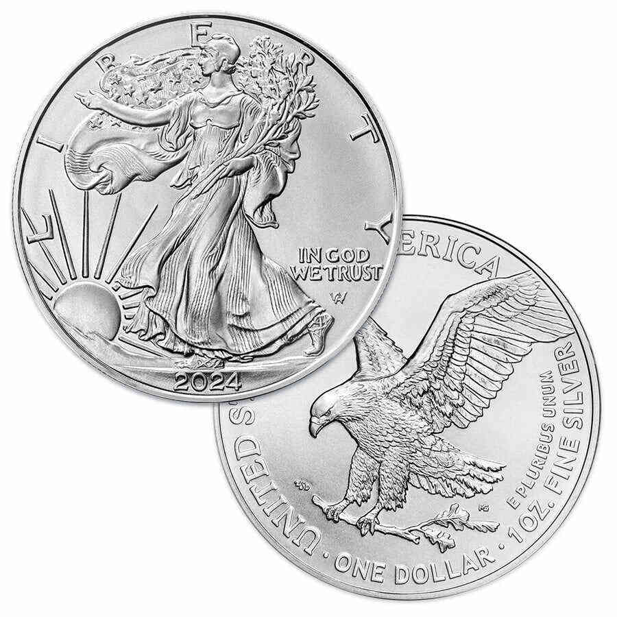 2024 $1 American Silver Eagle Brilliant Uncirculated (BU)