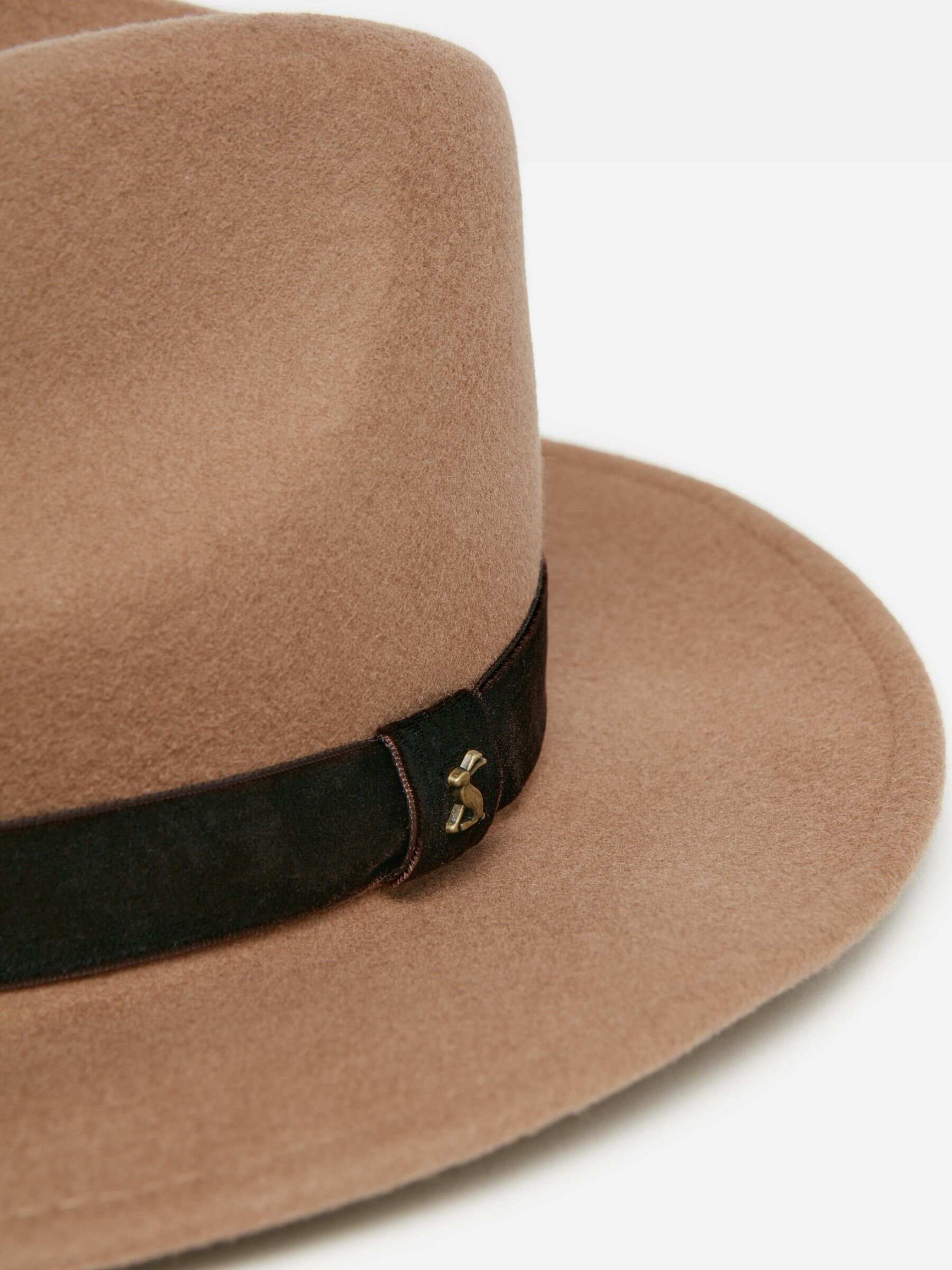 Maude Brown Wool Fedora Hat