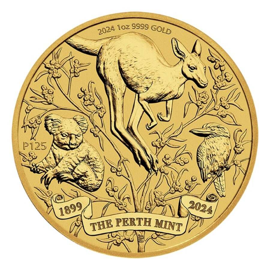Perth Mint 125th Anniversary 2024 $100 1oz Gold Proof Coin