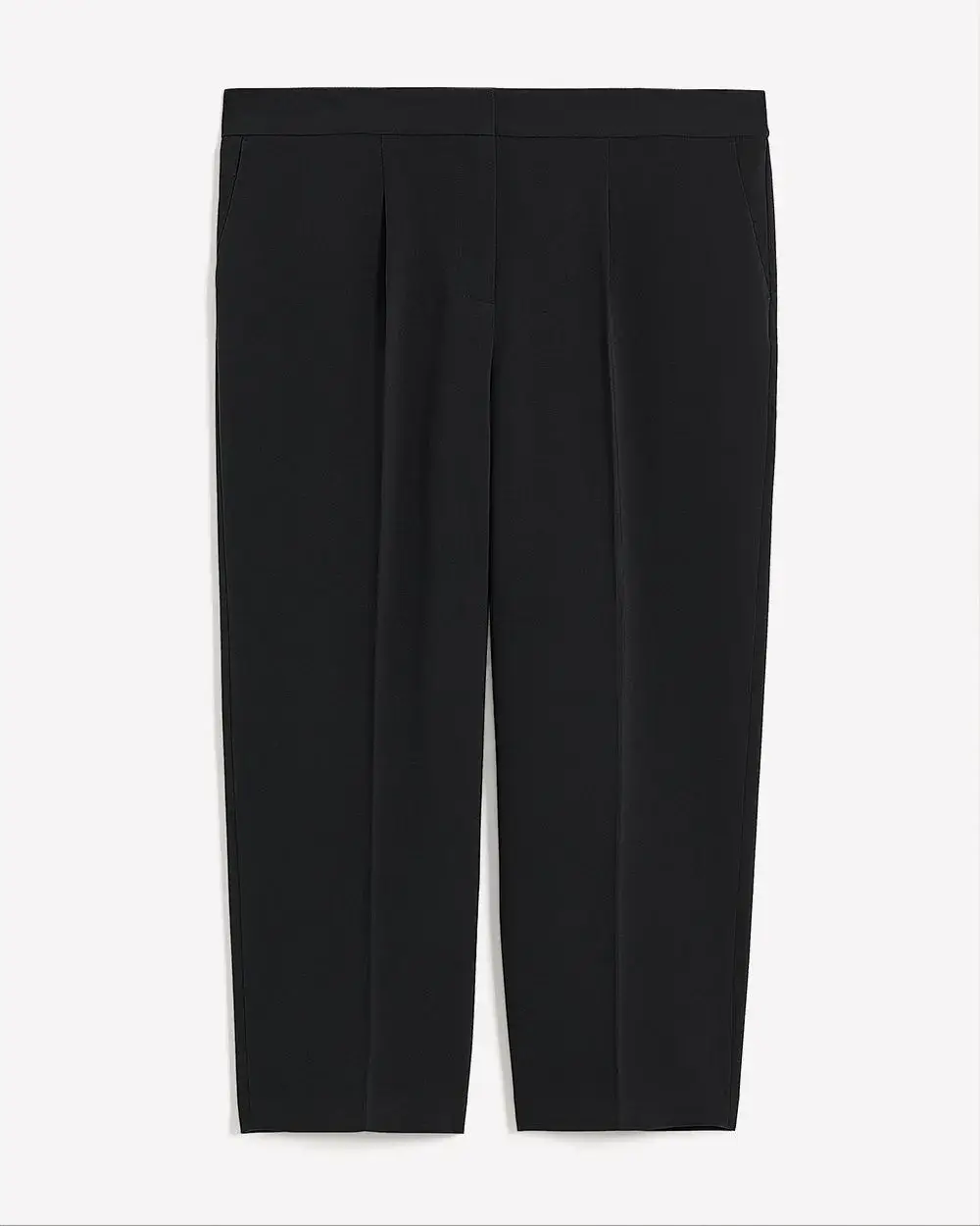 Straight-Leg Cropped City Pant