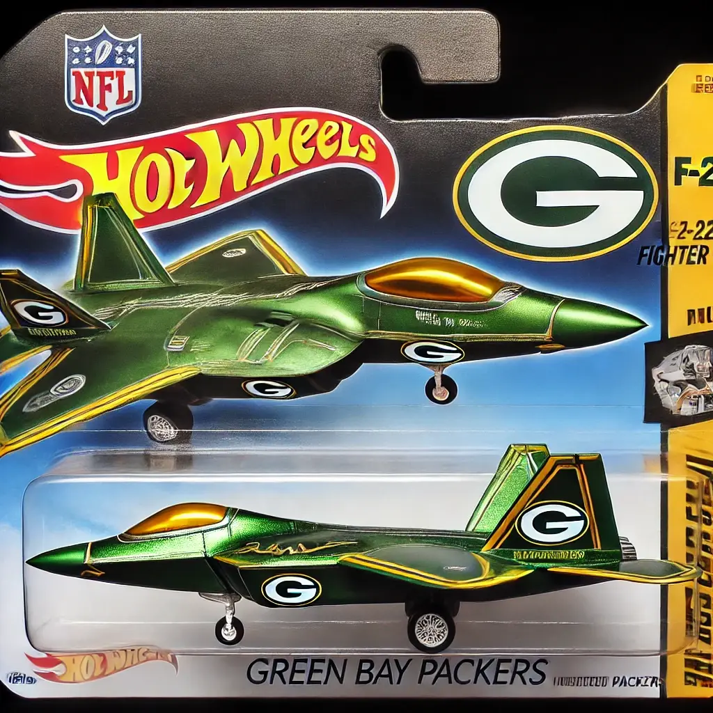 Hot Wheels x NFL F-22 Fighter