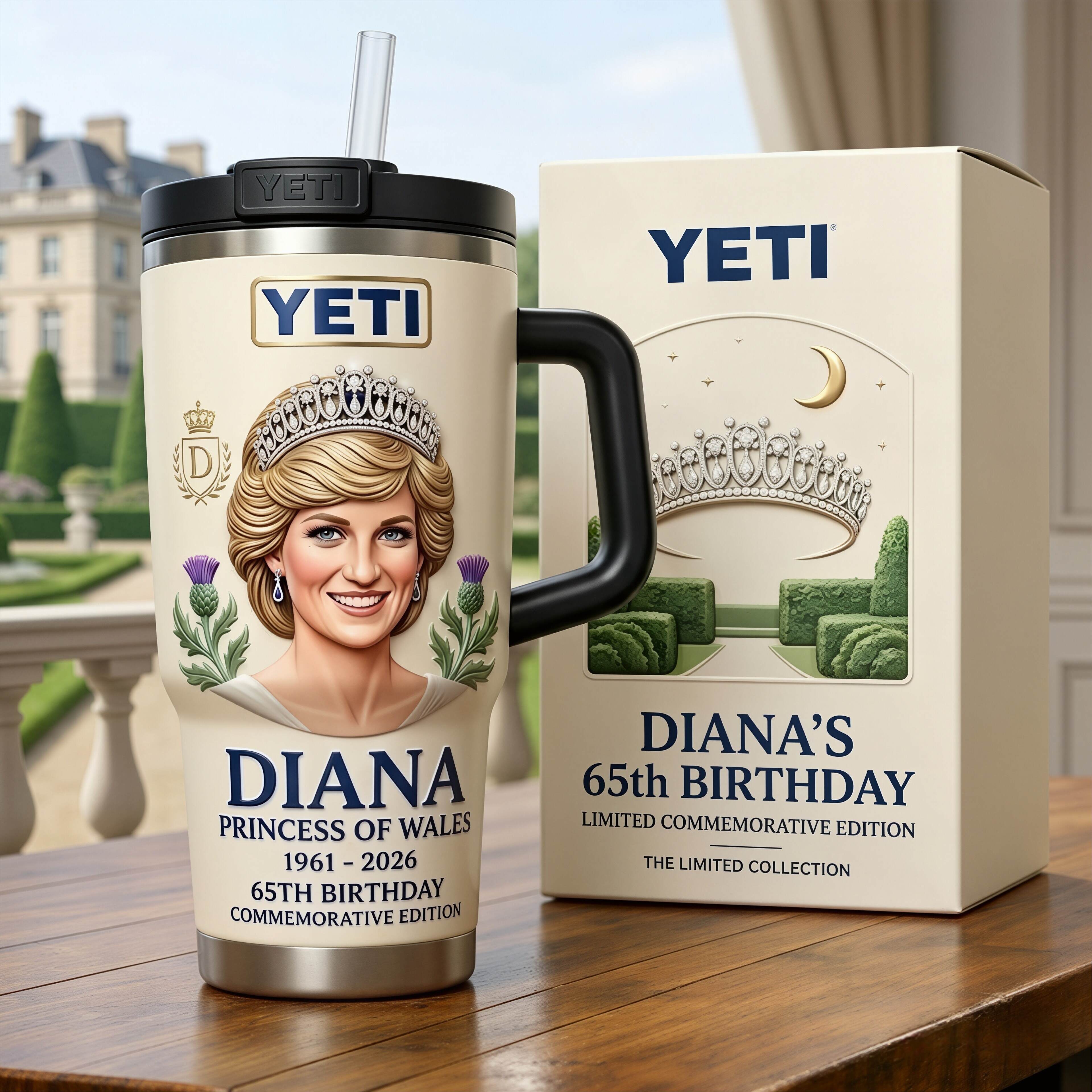YETI Princess Diana 65th Birthday Commemorative Tumbler