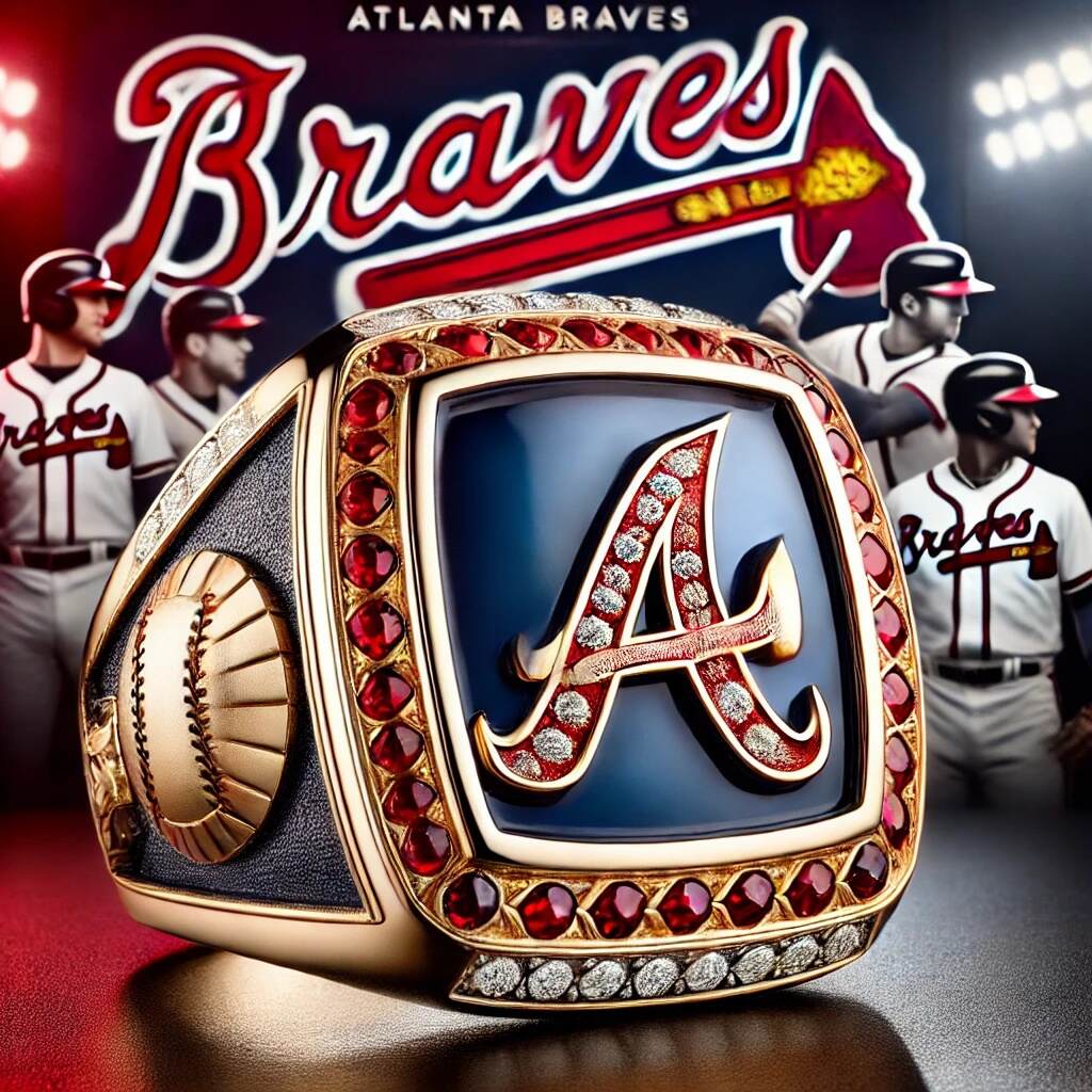 Baseball Pride Ring - Adjustable Open Ring