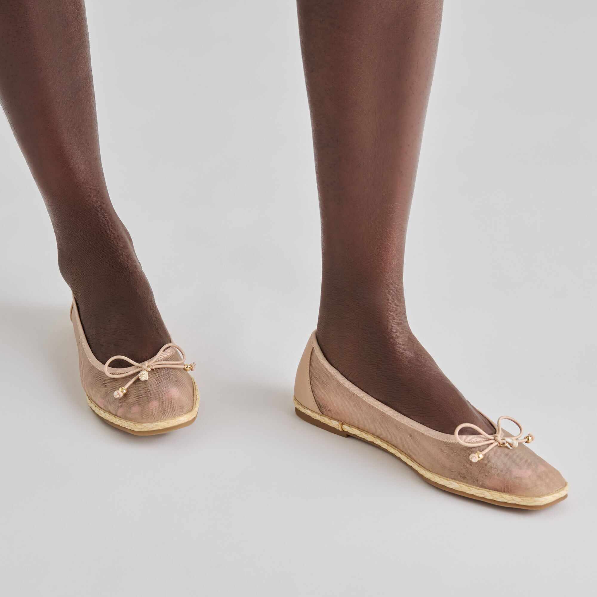 TIANNA MESH BALLET FLATS BLUSH MESH