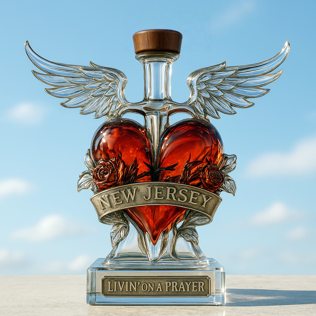 Bon Jovi Whiskey Bottle