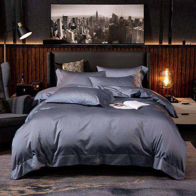 Hotel Quality Silky Soft Egyptian Cotton Bedding set 6 Pcs