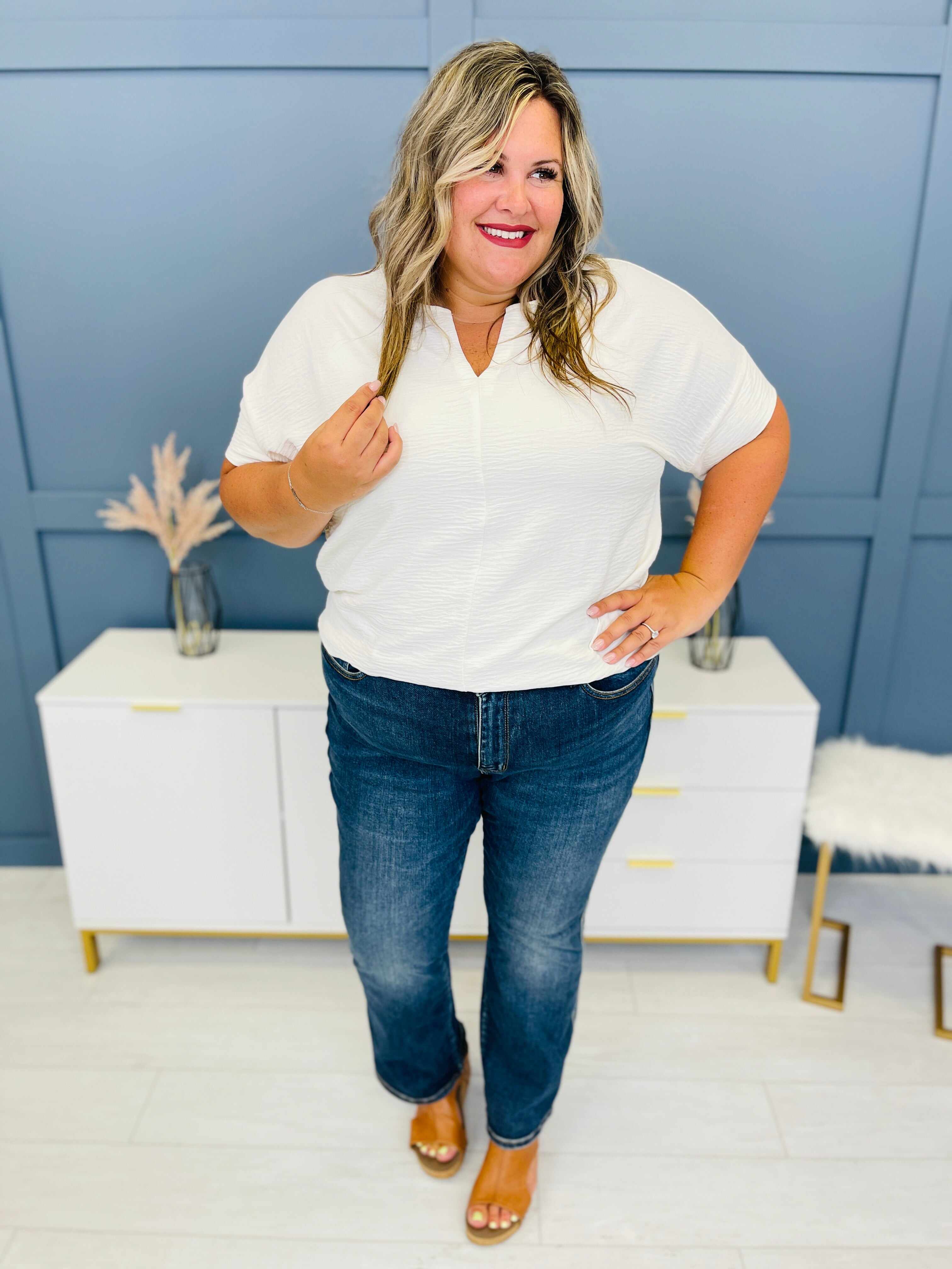 REG/CURVY Can't Compete Midrise Bootcut Jeans
