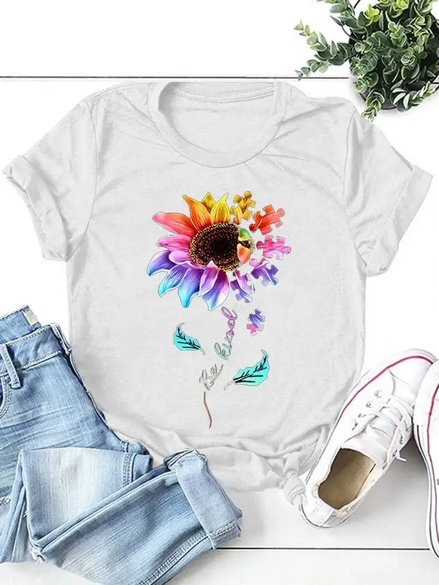 Be Kind Shift Short Sleeve Casual Women Tee