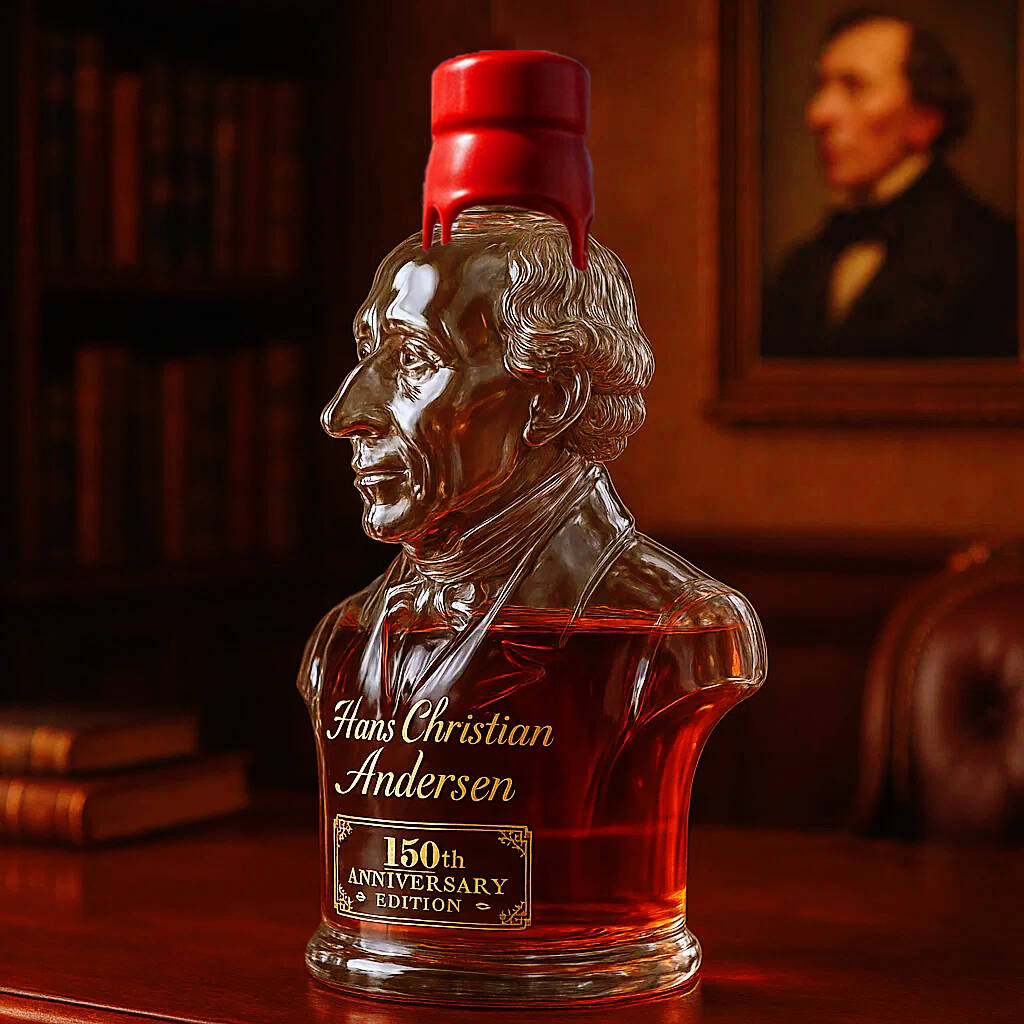 Hans Christian Andersen 150th Anniversary Whisky Bottle
