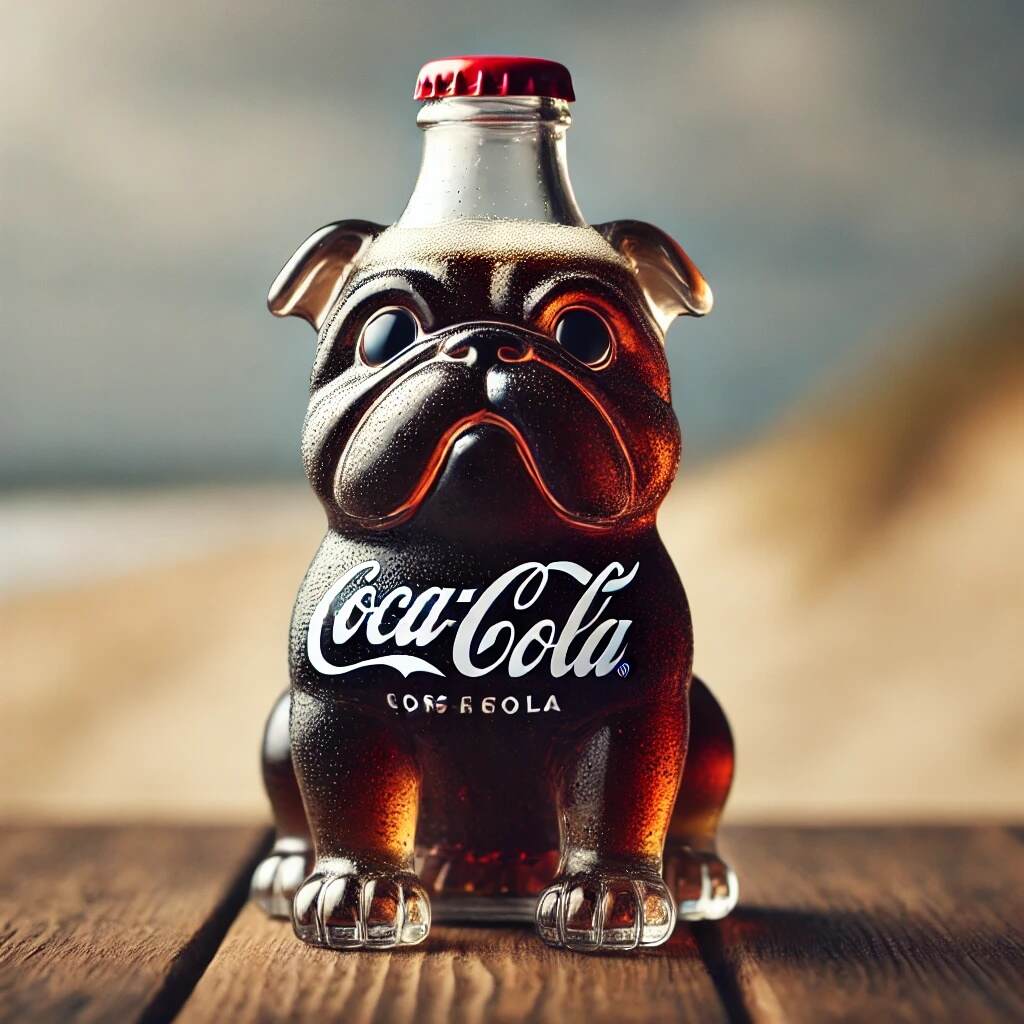 Bulldog Soda Bottle