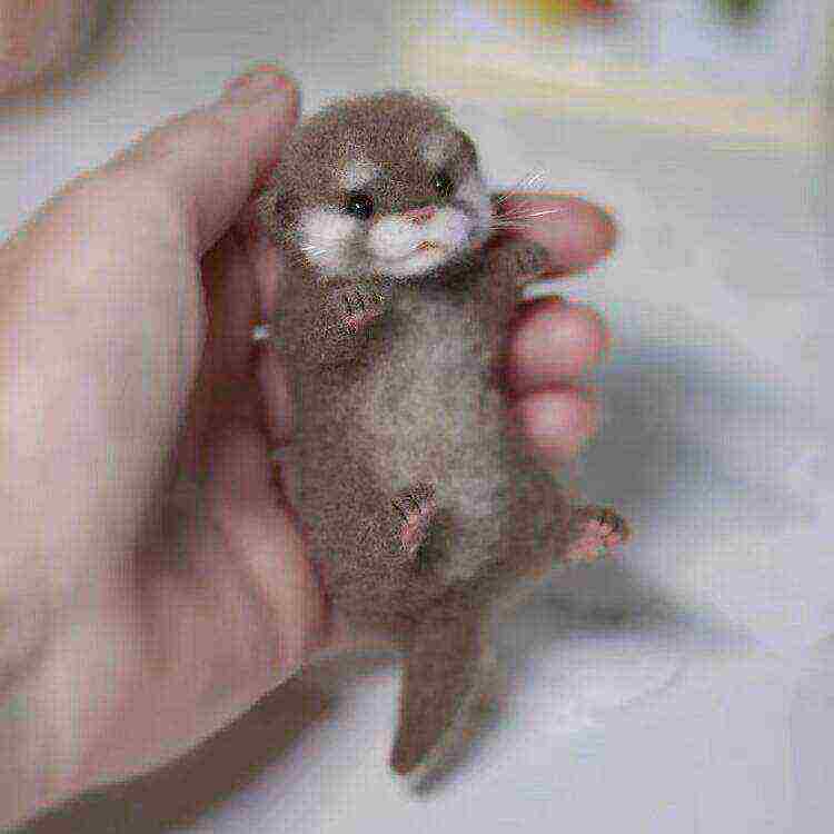 🦦Cute Mini Needle Felted Otter