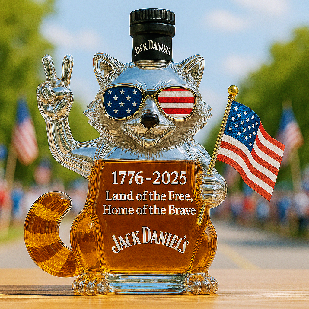 Liberty Raccoon Whiskey Bottle