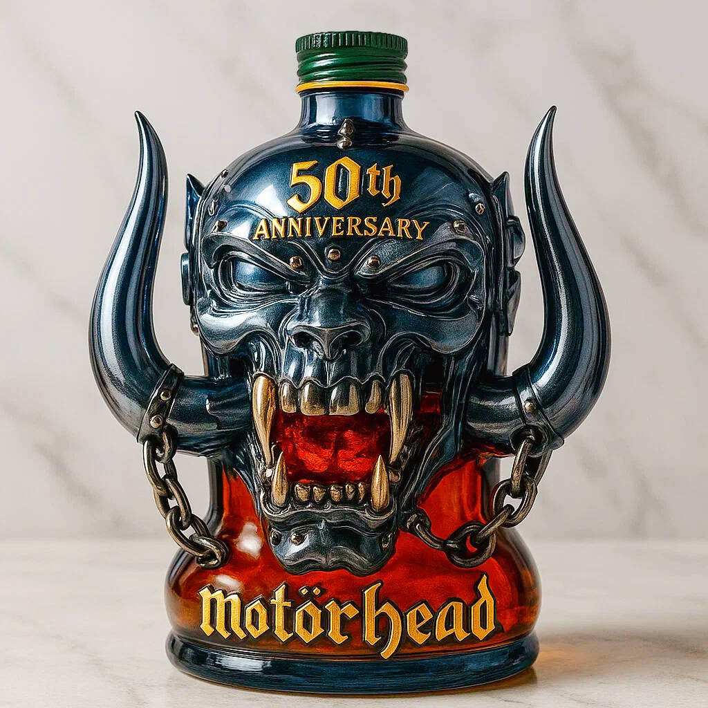 Motörhead 50th Anniversary Whisky Bottle