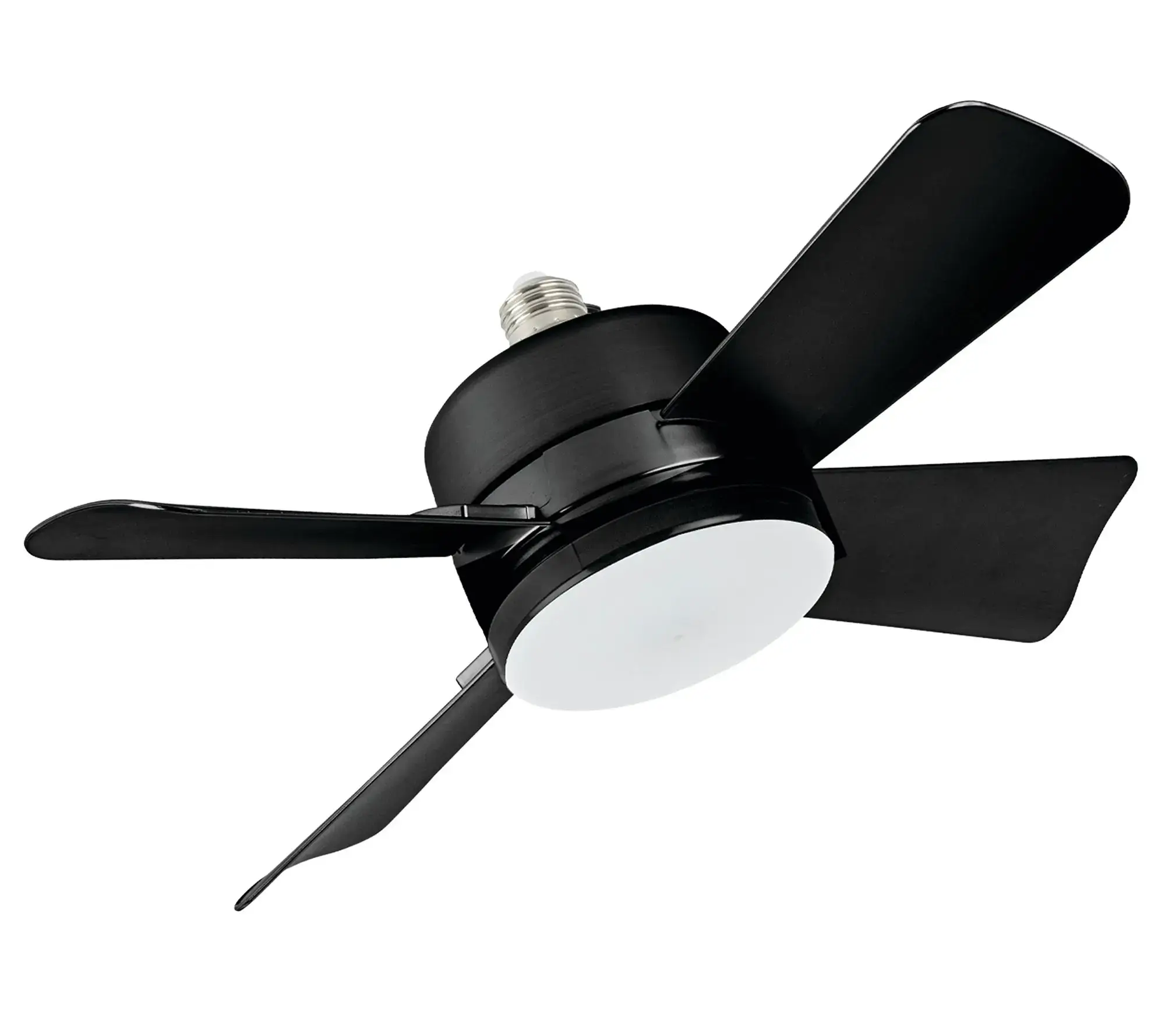 2-in-1 Socket Ceiling 3 Speed Fan & LED Light with Remote