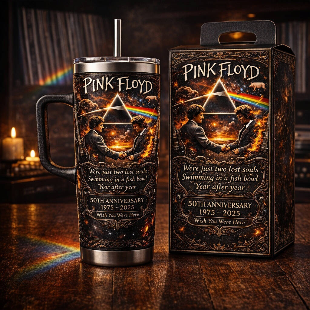 Pink Floyd “Wish You Were Here” 50th Anniversary Tribute Tumbler