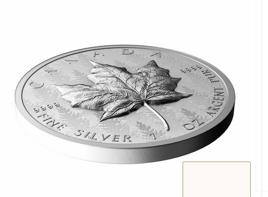2024 Canada Ultra High Relief Maple Leaf SML $20 1 oz coin 99.99% Silver