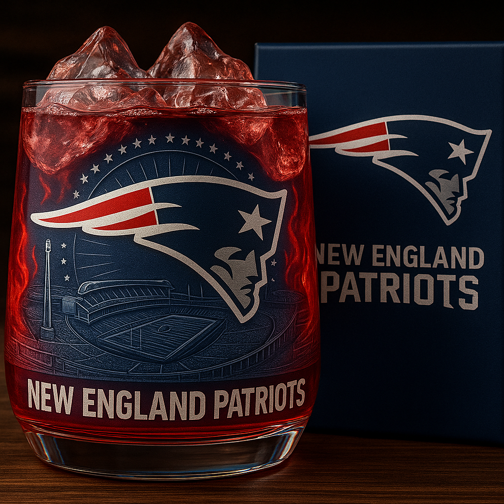 New England Patriots Glass