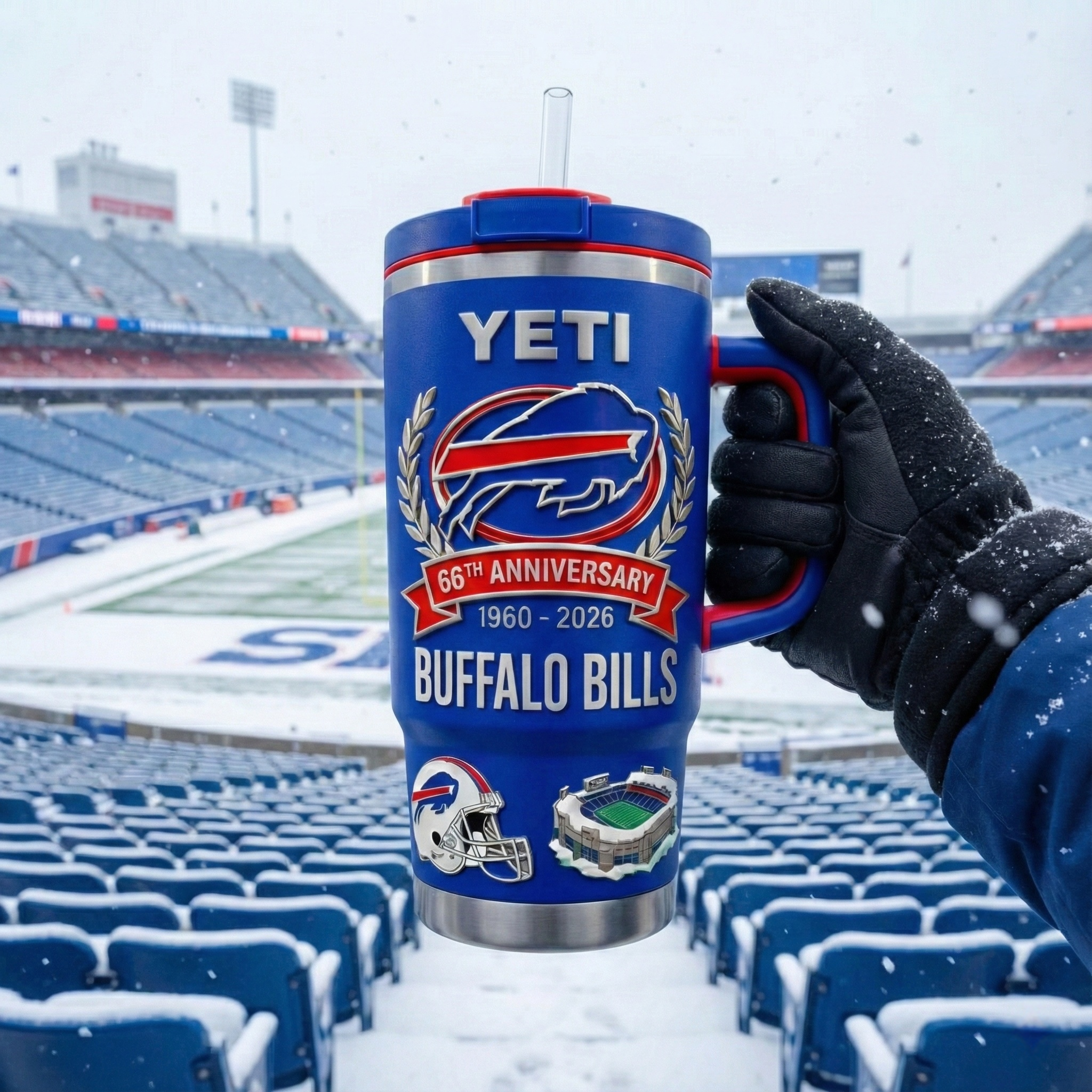 Buffalo Bills 66th Anniversary YETI Tumbler