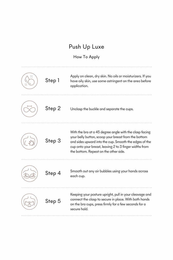Push-Up Luxe Adhesive Reusable Bra